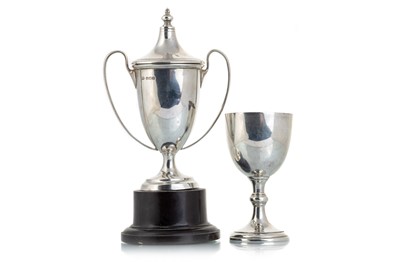 Lot 1236 - SMALL DOUBLE HANDLED PRIZE CUP