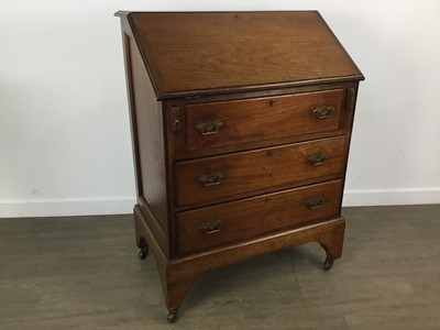 Lot 311 - MAHOGANY WRITING BUREAU
