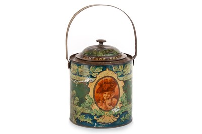 Lot 32 - YOUNG MAIDEN BISCUIT TIN