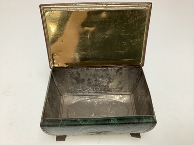 Lot 174 - RUSSIAN CASKET BISCUIT TIN
