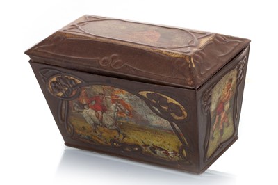 Lot 226 - SPORTING SCENES BISCUIT TIN