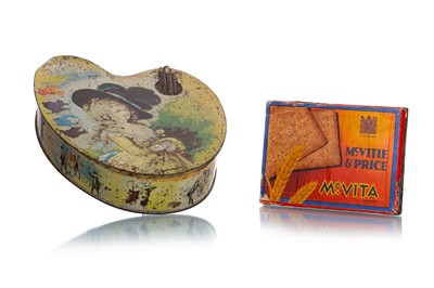 Lot 219 - TWO BISCUIT TINS