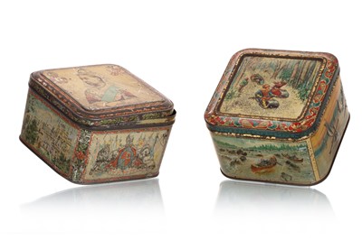 Lot 144 - THREE BISCUIT TINS