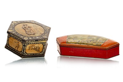 Lot 216 - TWO BISCUIT TINS