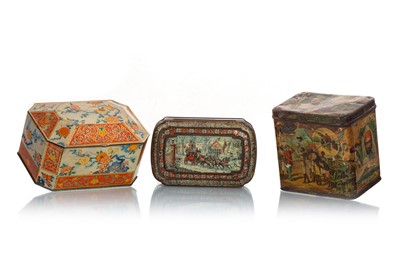 Lot 225 - FIVE BISCUIT TINS