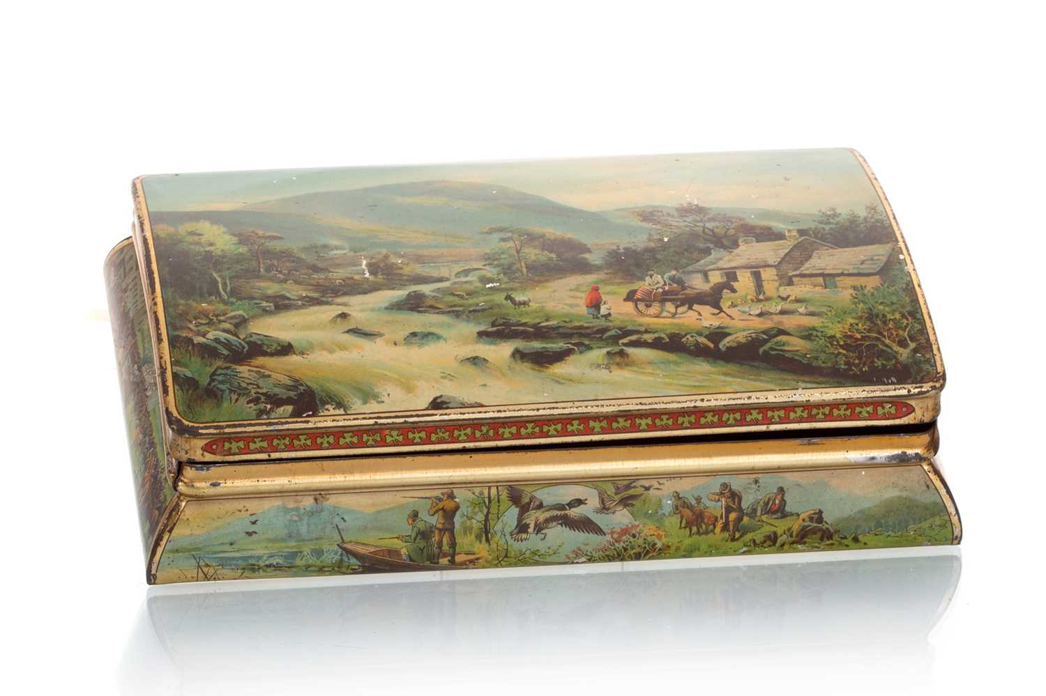 Lot 92 - IRISH SCENES BISCUIT TIN