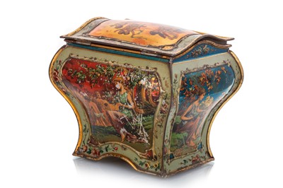 Lot 91 - SEASON'S GREETINGS BISCUIT TIN