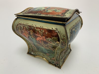 Lot 91 - SEASON'S GREETINGS BISCUIT TIN