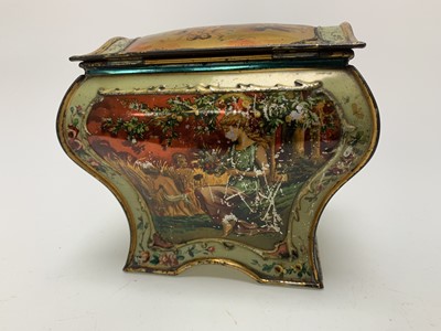 Lot 91 - SEASON'S GREETINGS BISCUIT TIN