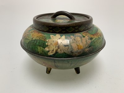 Lot 98 - WATER LILIES AND GOLDFISH BISCUIT TIN