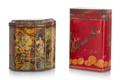 Lot 84 - TWO BISCUIT TINS