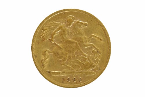 Lot 504 - GOLD HALF SOVEREIGN DATED 1900