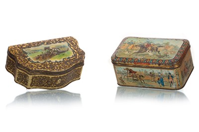 Lot 90 - TWO BISCUIT TINS