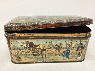 Lot 90 - TWO BISCUIT TINS