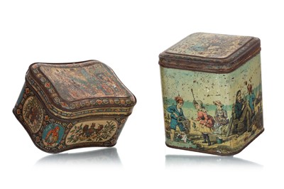 Lot 77 - TWO BISCUIT TINS