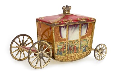 Lot 9 - CORONATION NOVELTY BISCUIT TIN