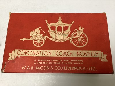Lot 9 - CORONATION NOVELTY BISCUIT TIN