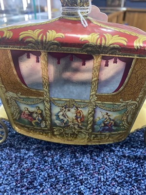 Lot 9 - CORONATION NOVELTY BISCUIT TIN