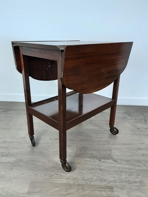 Lot 325 - MAHOGANY TEA TROLLEY