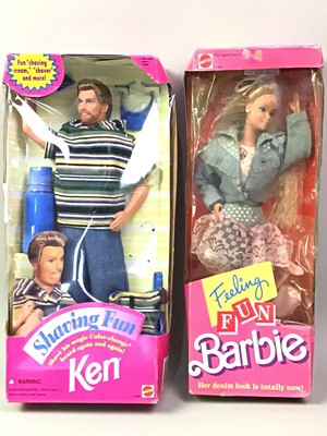 Lot 453 - FEELING FUN BARBIE AND SHAVING FUN KEN