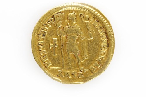 Lot 512 - GOLD SOLIDUS ANTIOCH ROMAN COIN the obverse...