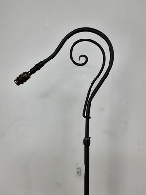 Lot 491 - CONTEMPORARY METAL ADJUSTABLE FLOOR LAMP