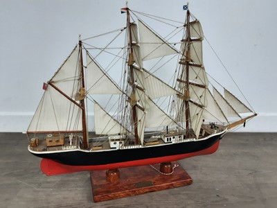 Lot 496 - SCRATCH BUILT MODEL OF THE TALL SHIP GLENLEE (1896)