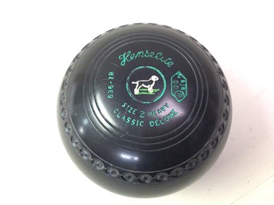 Lot 538 - TWO SETS OF LAWN BOWLS