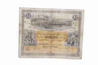 Lot 528 - THE CALEDONIAN BANKING COMPANY LIMITED £1 ONE...