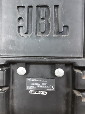 Lot 1022 - JBL SPEAKERS