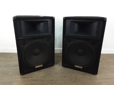 Lot 1074 - YAMAHA SPEAKERS