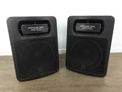 Lot 1030 - PEAVEY SPEAKERS