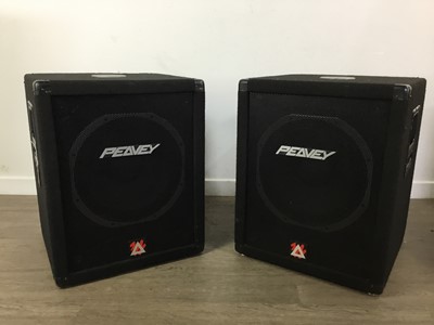 Lot 1034 - PEAVEY SPEAKERS