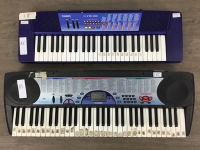 Lot 1064 - SIX CASIO KEYBOARDS