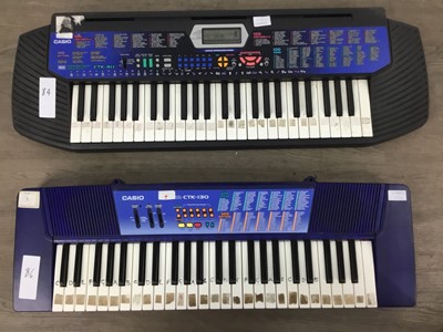 Lot 1064 - SIX CASIO KEYBOARDS