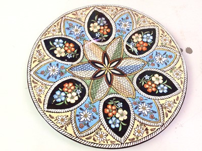 Lot 585 - SWISS MAJOLICA CHARGER