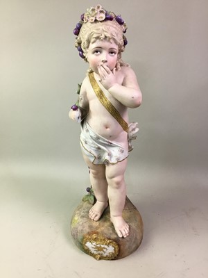 Lot 551 - TWO CAPODIMONTE FIGURES