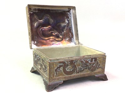 Lot 443 - CHINESE CIGARETTE BOX