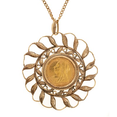 Lot 17 - VICTORIA GOLD SOVEREIGN PENDANT