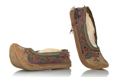 Lot 1549 - PAIR OF CHILDS TURKISH SLIPPERS