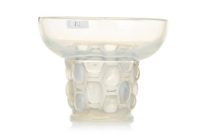 Lot 472 - RENÉ LALIQUE (FRENCH, 1860-1945), OPALESCENT GLASS 'BEAUTRELLIS' VASE