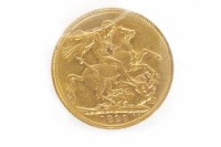 Lot 556 - GOLD SOVEREIGN DATED 1899
