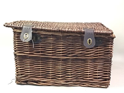 Lot 654 - FOUR WICKER HAMPERS