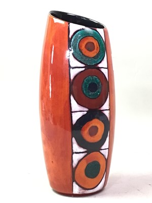 Lot 660 - POOLE POTTERY FORM VASE