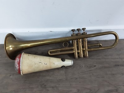 Lot 1096 - COLLECTION OF BRASS INSTRUMENTS