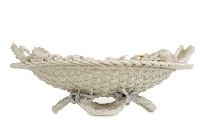 Lot 1266 - BELLEEK OVAL BASKET