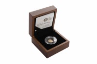 Lot 566 - GOLD PROOF QUARTER SOVEREIGN DATED 2009 in...