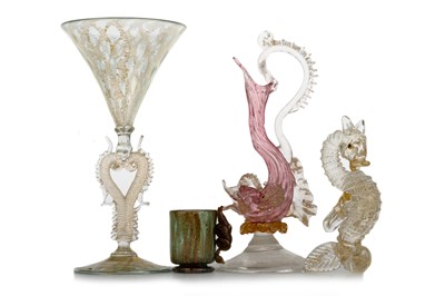 Lot 1277 - FAÇON DE VENISE REVIVAL WINE GLASS