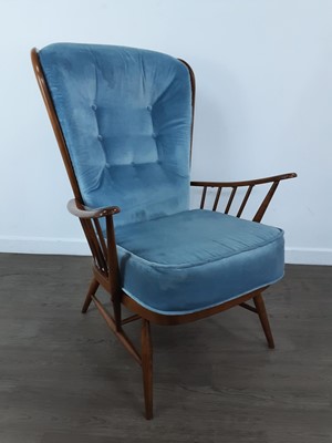 Lot 770 - ERCOL EVERGREEN 1913 HIGH BACK CHAIR