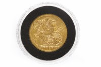 Lot 581 - GOLD SOVEREIGN DATED 1927 in capsule, not proof